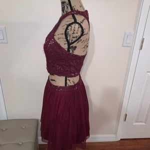 Prom 2pc skirt and tank top dress